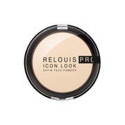 Pudra kompaktnaya relouis pro icon look satin face powder ton 00