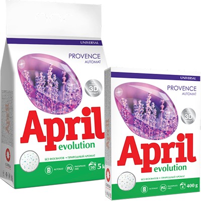 Сонца April Стиральный порошок Evolution Provence для ручной стирки, 3 кг