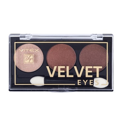 Витэкс  VELVET EYES Компактные тени для век тон 06 Terracotta