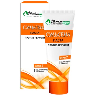 Витэкс СУЛЬСЕНА Паста против перхоти 1% 75 мл 