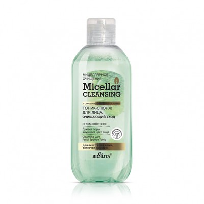 Белита  Micellar cleansing Тоник-спонж для лица "Очищающий уход" 200 мл