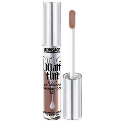 LUX visage MATT TINT WATERPROOF 12H  Жидкие матовые тени для век Matt tint waterproof 12H 109 Soft Brown