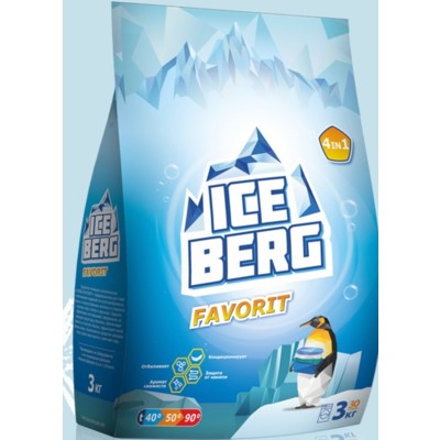 ICEBERG BARHIM Стиральный порошок FAVORIT для всех видов стирки 4в1 3кг