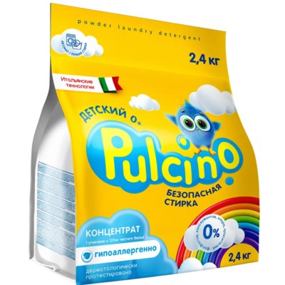 Сонца PULCINO Pulcino Стиральный порошок 2.4кг Автомат для детского