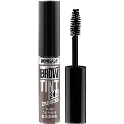 LUX visage Brow Styler  Гель-тинт для бровей водостойкий BROW TINT waterproof 24H 104 Taupe Grey