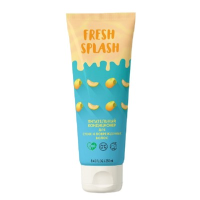 BIO WORLD  FRESH SPLASH Питательный кондиционер для сухих и поврежденных волос, 250 мл,