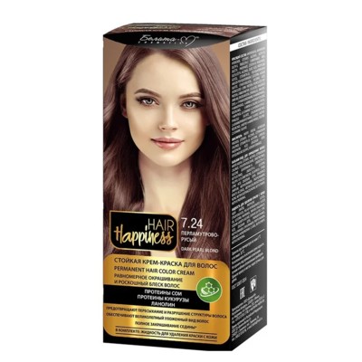 Белита-М Hair Happiness Стойкая крем-краска для волос тон №7.24 Перламутрово-русый