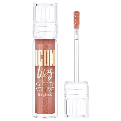 LUX visage ICON lips glossy volume  Блеск для губ с эффектом объема 506 Ice Taupe