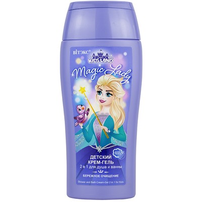 Витэкс KIDSLAND КРЕМ-ГЕЛЬ для душа и ванны детский 2в1 Magic Lady  300 мл.