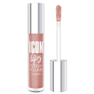 LUX visage LIP  Блеск для губ с эффектом объема ICON lips glossy volume 507 Desert Taupe