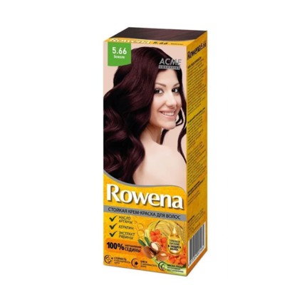 Рябина Рябина "Rowena" Стойкая крем-краска для волос "ROWENA", тон 5.66 Божоле