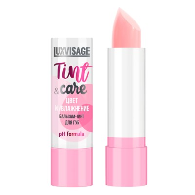 LUX visage LIP  Бальзам-тинт для губ Tint & care pH formula цвет и увлажнение 01 Rose