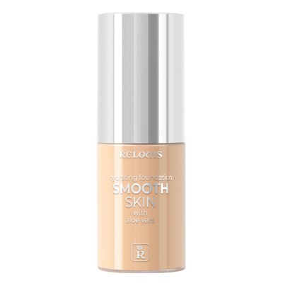 Relouis Крем тональный увлажняющий Smooth Skin с алоэ вера тон 02 натуральный бежевый