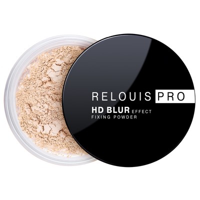 Relouis PRO  Пудра фиксирующая с эффектом блюра RELOUIS HD blur effect fixing powder тон 01