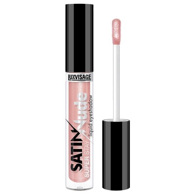 LUX visage SATIN NUDE SUPER STAY  Жидкие тени для век 203 Powder Rose